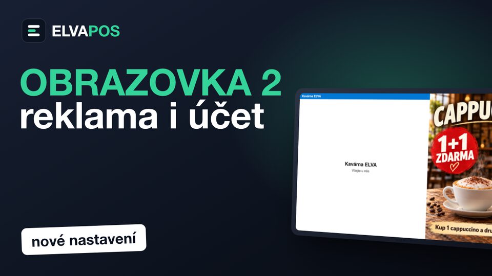 Náhled videa Obrazovka 2 – displej pro zákazníka a reklamy